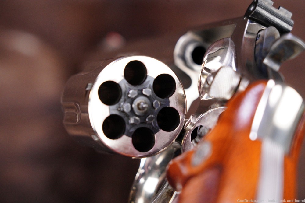 Smith & Wesson S&W 586-M 586-1 .357 Mag 6" Nickel DA/SA Revolver 1986-img-16