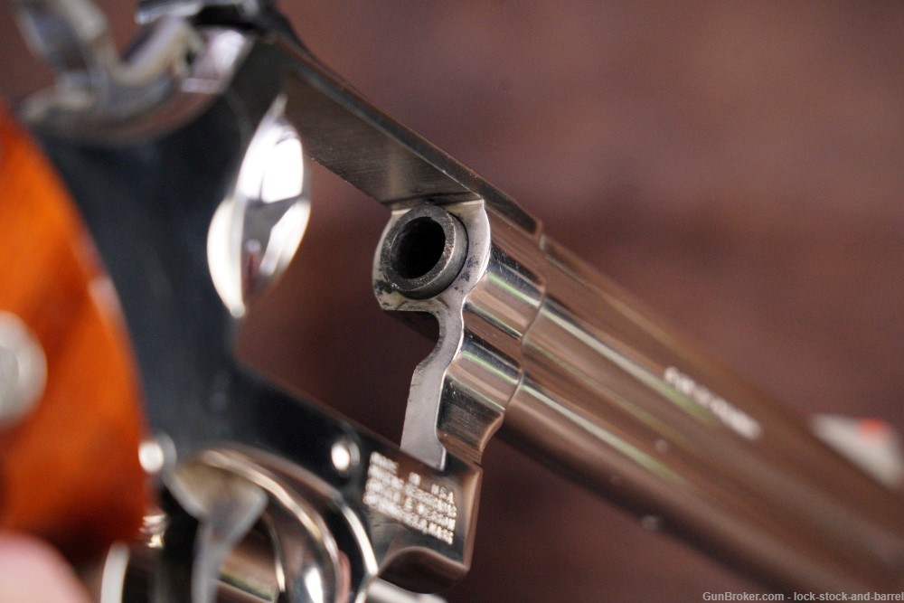 Smith & Wesson S&W 586-M 586-1 .357 Mag 6" Nickel DA/SA Revolver 1986-img-17