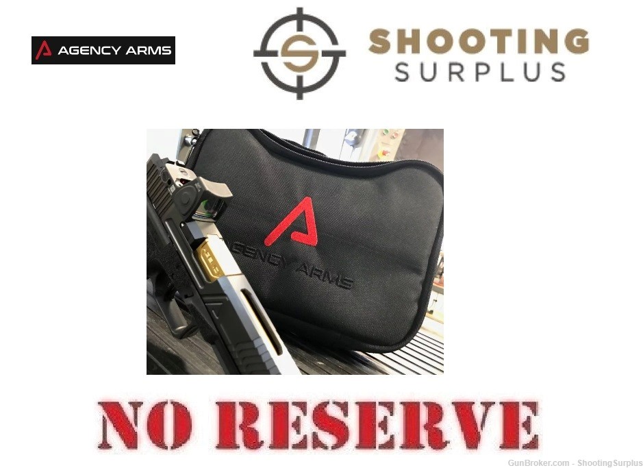 Agency Arms Soft Pistol Case. Lockable,  fits inside Glock OEM Case-img-0