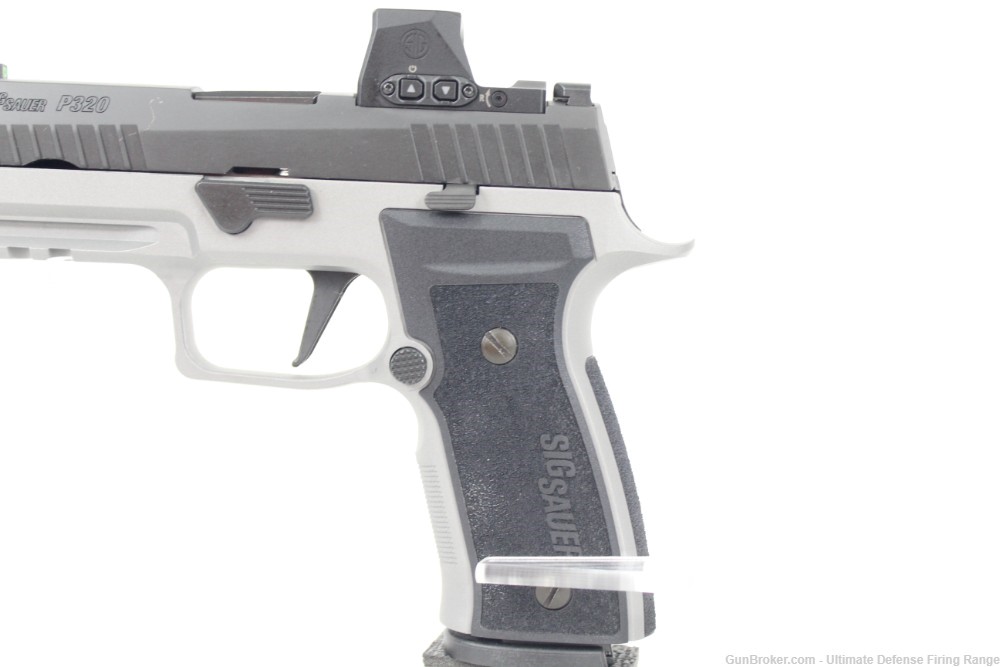 Excellent Sig Sauer P320 AXG Reverse 2-Tone 9mm Romeo X Sight (5) Mags -img-13