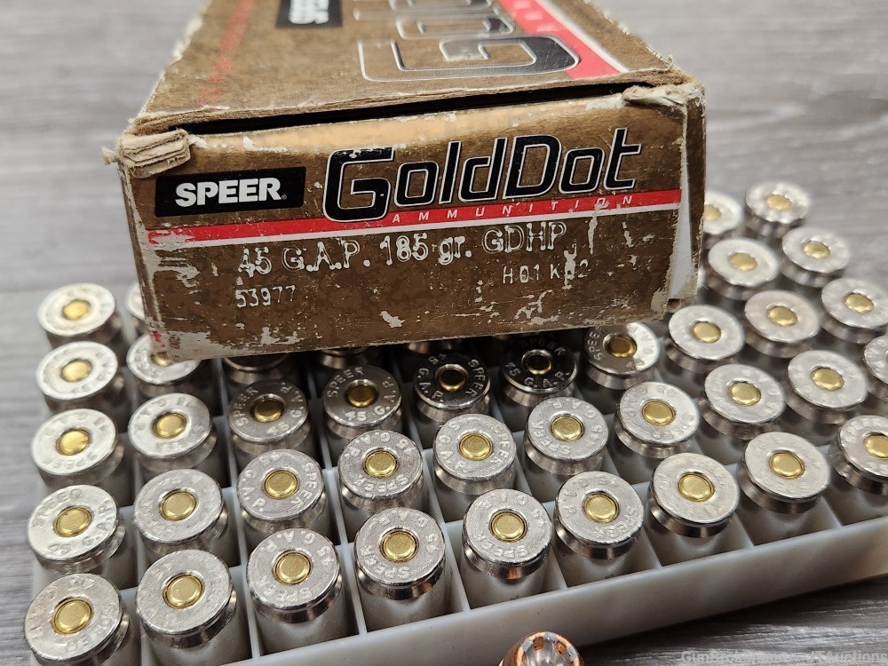 Speer Gold Dot 45 GAP 185 Gr GDHP-img-0