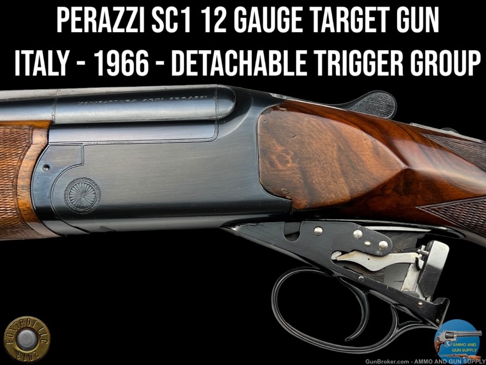 PERAZZI ITALY SC1 12 GA 27.5" - MFG 1966 - IC/IM - TARGET GUN-img-0