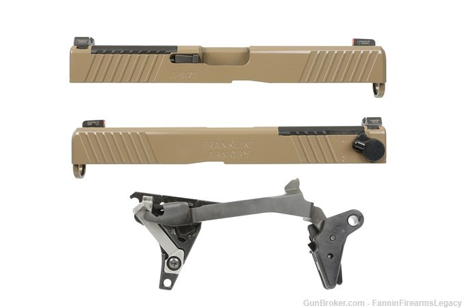 FRANKLIN ARMORY G-S173 FDE BINARY SLIDE Glock 17 G3 -img-1