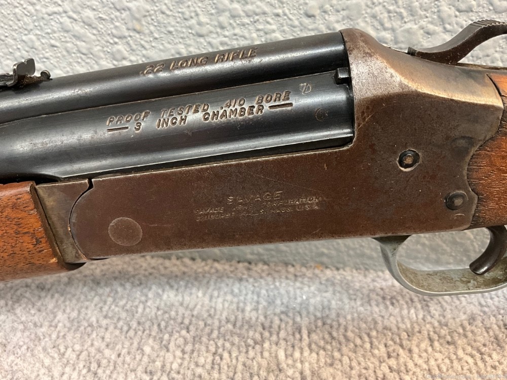 Savage Model 24 - Over/Under - 22LR/410Bore - 24” - Early Model - 16456-img-6