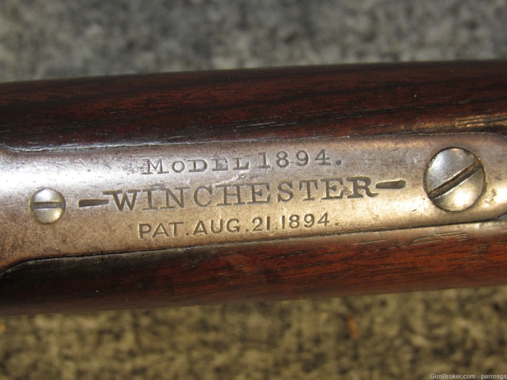 Vintage Winchester Model 1894 94 38-55 26" Mfg 1895 Antique-img-2