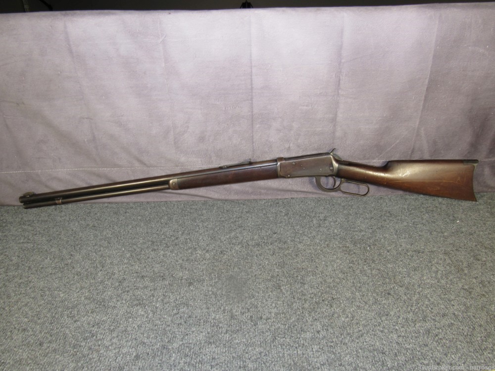 Vintage Winchester Model 1894 94 38-55 26" Mfg 1895 Antique-img-1