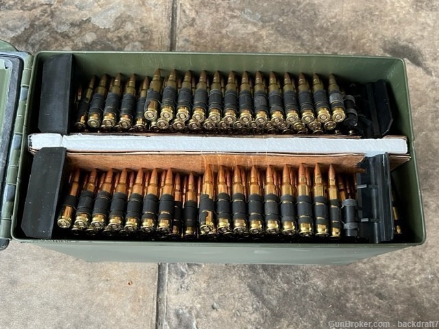 5.56 Linked M193 SAW Ammo Linked 800 Rounds for MCR Fight Lite M249 M249S-img-0