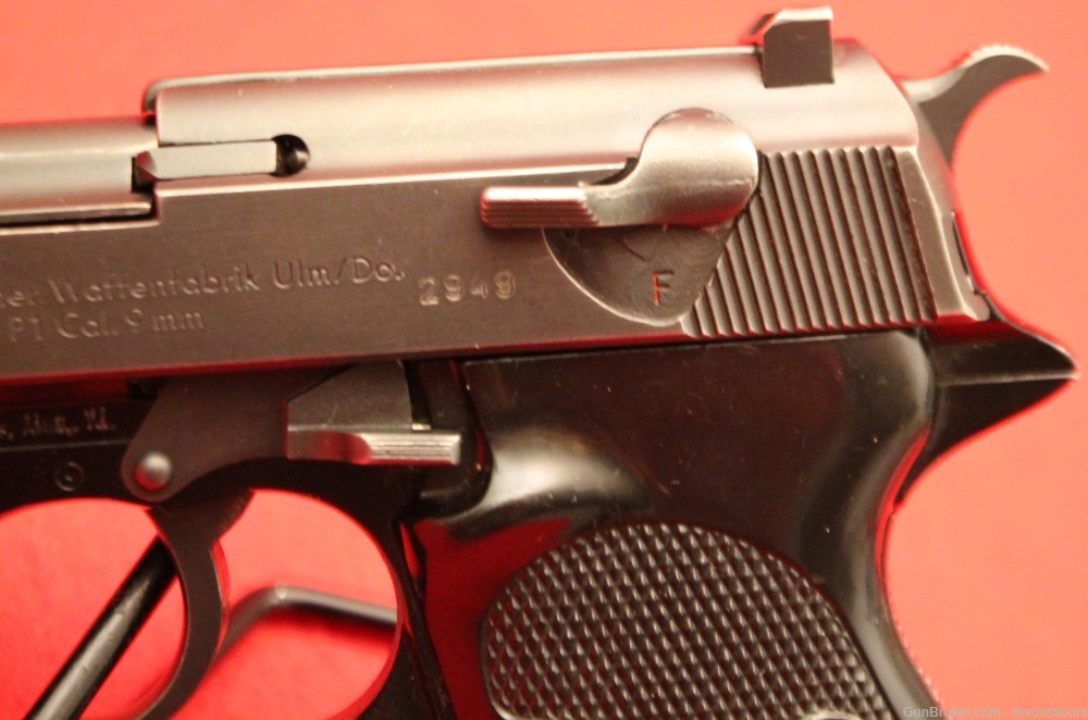Walther P1 9mm P38 West German 1966 5"-barrel semi-auto pistol.-img-10