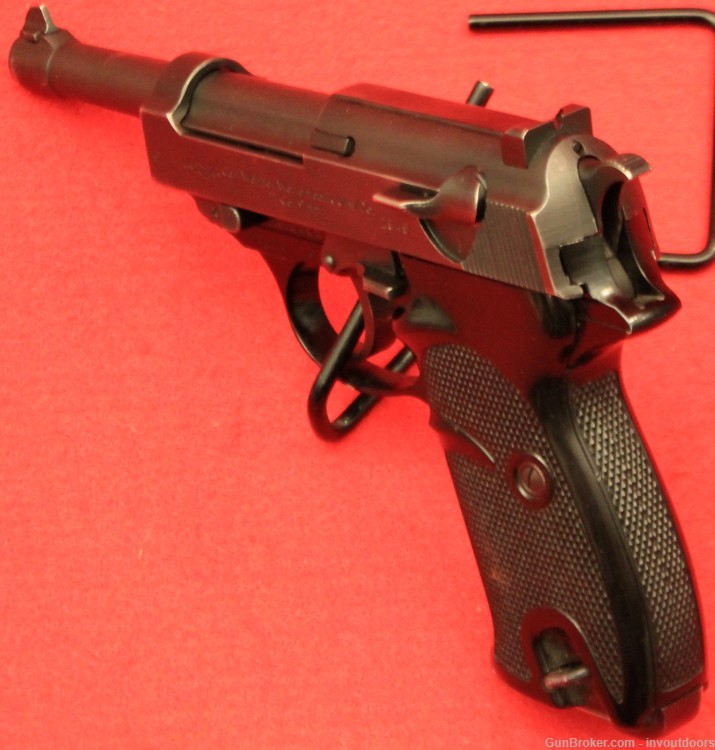 Walther P1 9mm P38 West German 1966 5"-barrel semi-auto pistol.-img-4