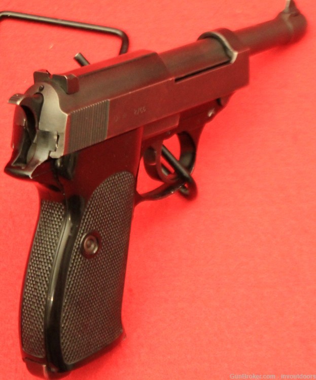 Walther P1 9mm P38 West German 1966 5"-barrel semi-auto pistol.-img-3