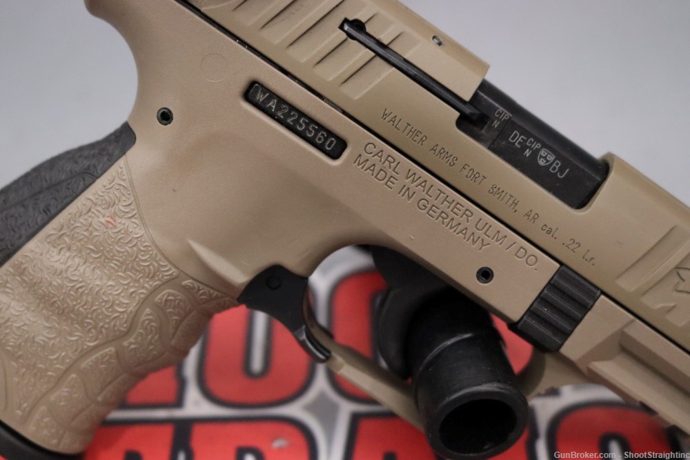 Walther P22CA .22LR 3.42"bbl FDE w/Case-img-6