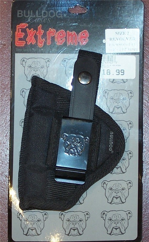 Bulldog FSN-2 belt holster w\belt clip & thumbreak-img-0