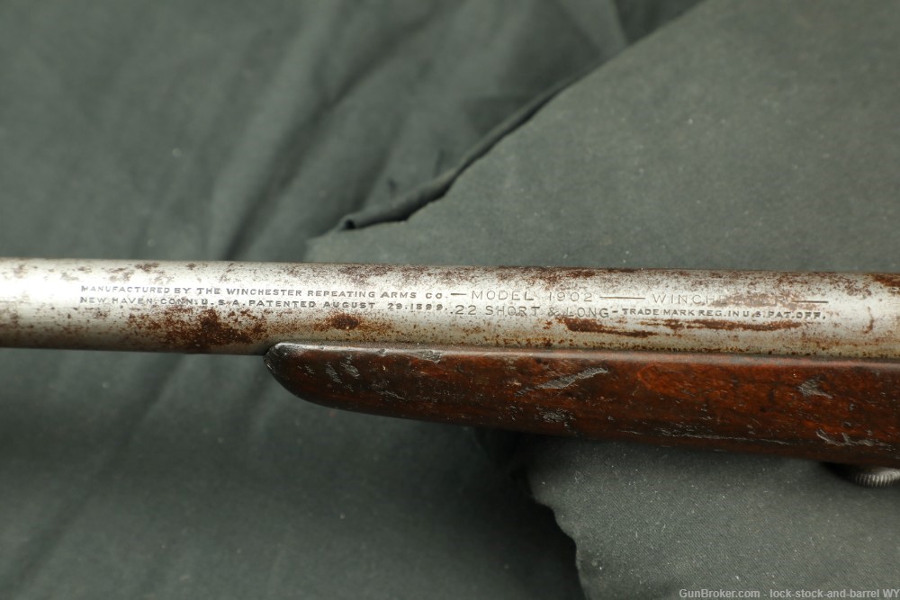 Winchester Model 1902 .22 Short Long Single Shot Rimfire Bolt Rifle, C&R-img-24
