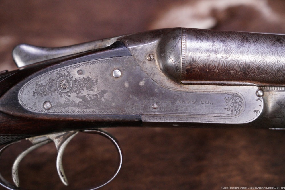 Lefever Arms Co. Sidelock E Grade 12 GA Side By Side Shotgun, 1893 Antique-img-20