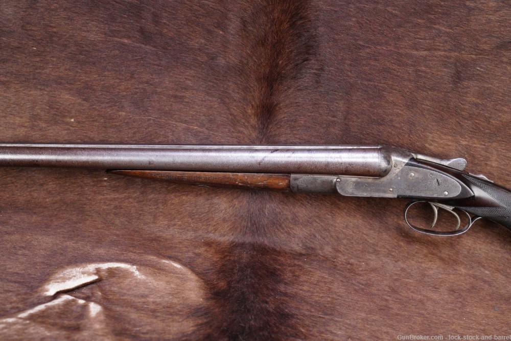 Lefever Arms Co. Sidelock E Grade 12 GA Side By Side Shotgun, 1893 Antique-img-9