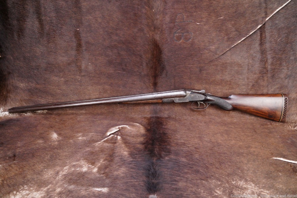 Lefever Arms Co. Sidelock E Grade 12 GA Side By Side Shotgun, 1893 Antique-img-7