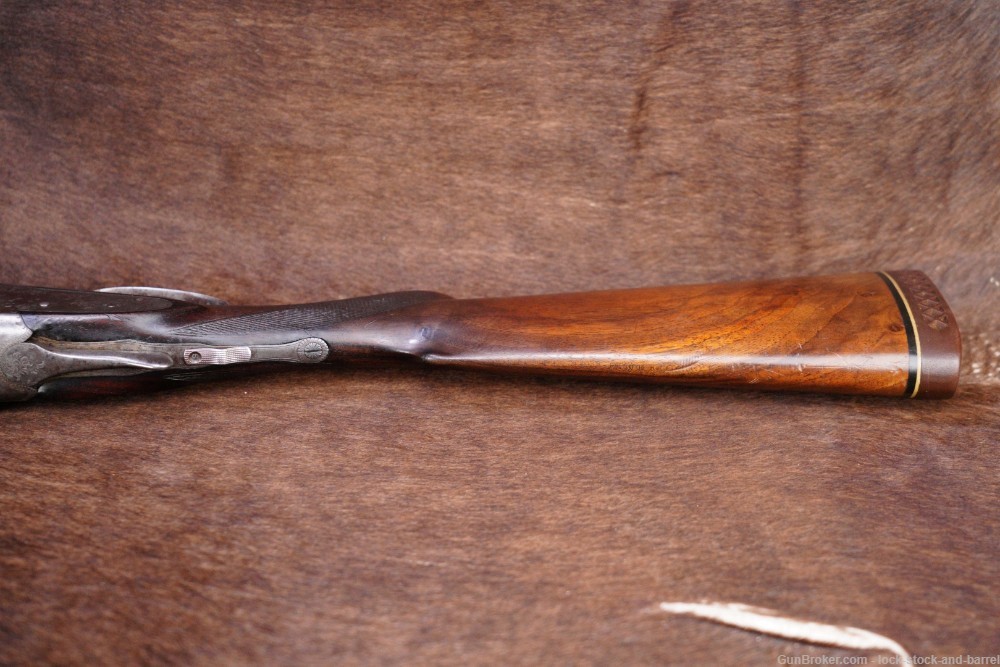 Lefever Arms Co. Sidelock E Grade 12 GA Side By Side Shotgun, 1893 Antique-img-14
