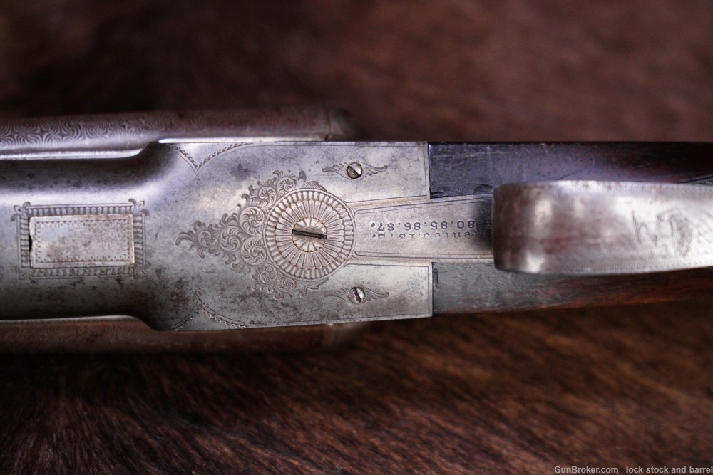 Lefever Arms Co. Sidelock E Grade 12 GA Side By Side Shotgun, 1893 Antique-img-19