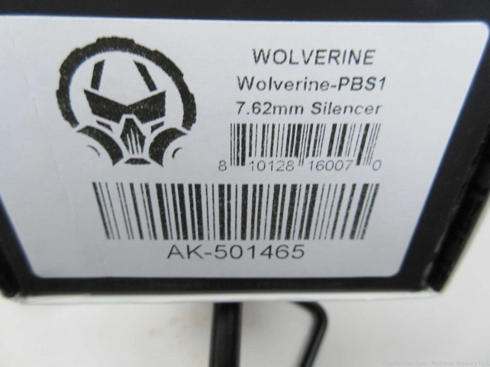 Dead Air Wolverine PBS-1 AK 7.62mm Silencer w/ 14x1LH Thread SUPPRESSOR-img-1