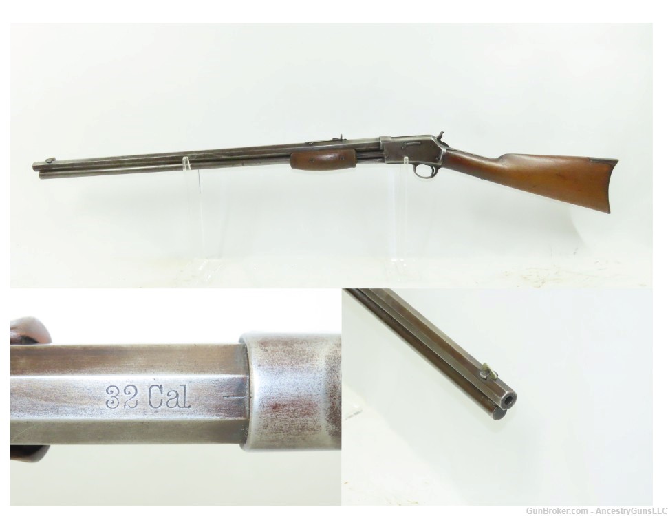 1894 mfg Antique COLT LIGHTNING Slide Action .32-20 WCF Rifle PISTOL CALIBE-img-0
