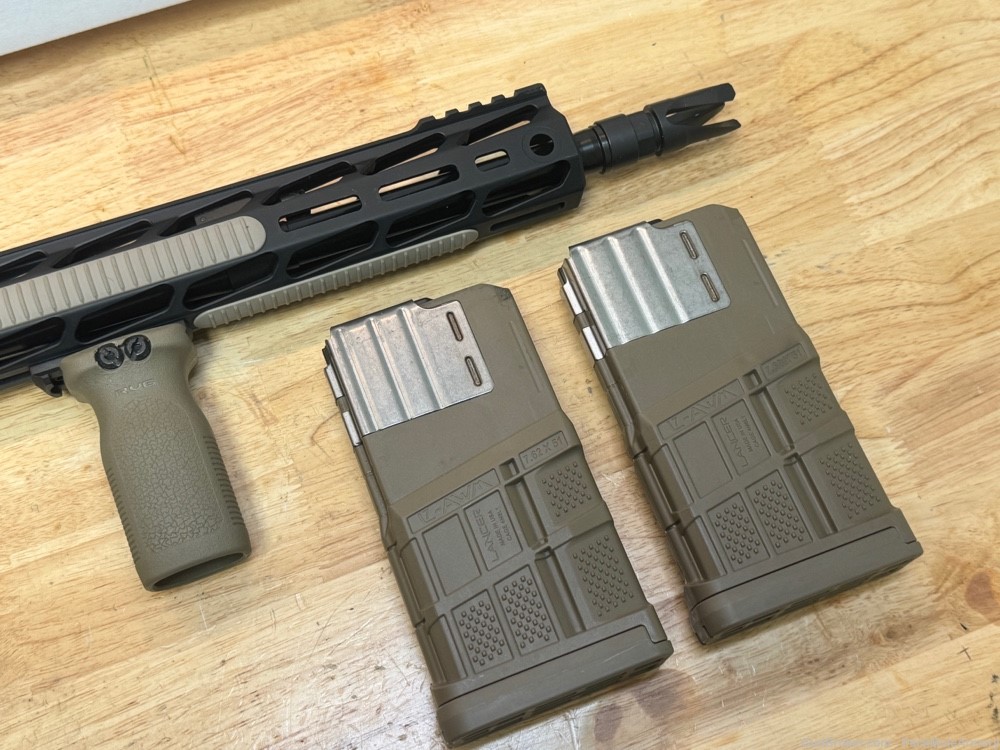 RUGER SFAR AR-10 .308 Rifle + 3 FDE Lancer Mags / Penny Auction -img-1