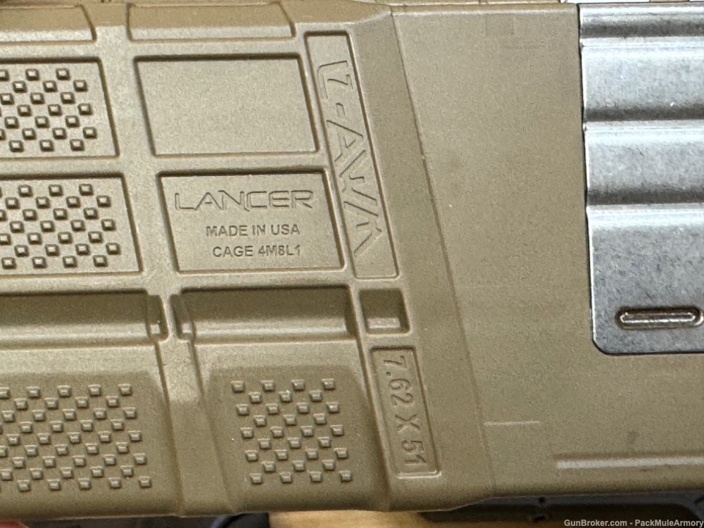 RUGER SFAR AR-10 .308 Rifle + 3 FDE Lancer Mags / Penny Auction -img-4