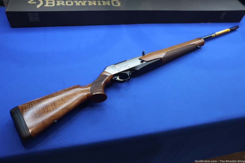 Browning Model BAR MK3 Rifle 300 WIN MAG 24" Nickel Engraved Turkish Walnut-img-0