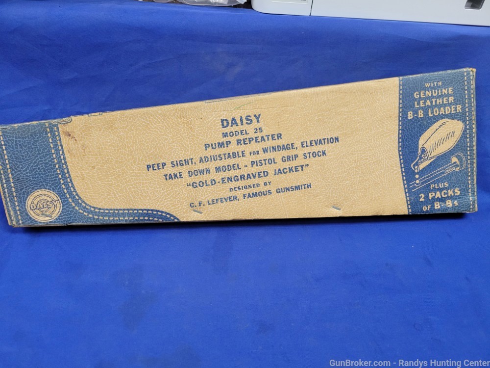 Collectible Antique Box for Daisy Model 25 Pump Repeater BB Gun-img-6