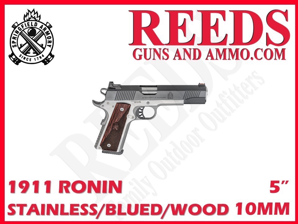 Springfield 1911 Ronin Two Tone 10mm 5in 1-8rd Mag PX9121L-img-0