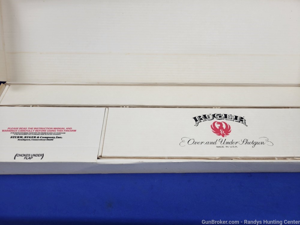 Collectible Box for Ruger Red Label 12 ga. Over/Under Shotgun mfg. 1992-img-5