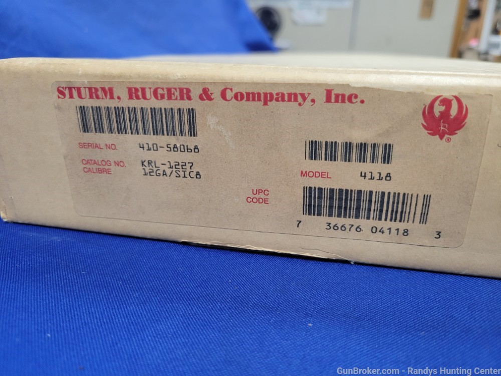 Collectible Box for Ruger Red Label 12 ga. Over/Under Shotgun mfg. 1992-img-4