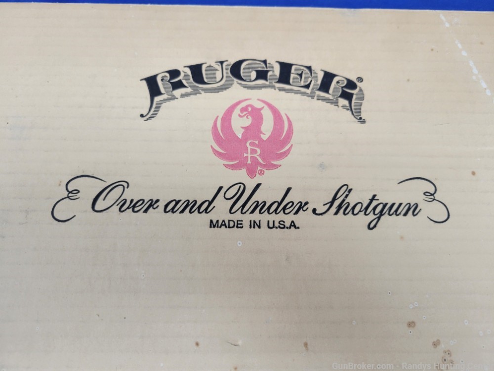 Collectible Box for Ruger Red Label 12 ga. Over/Under Shotgun mfg. 1992-img-1