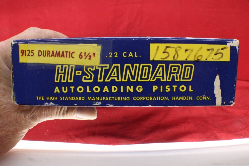 (24791)USED High Standard Duramatic 22 LR 6.5" barrel W/ box-img-18