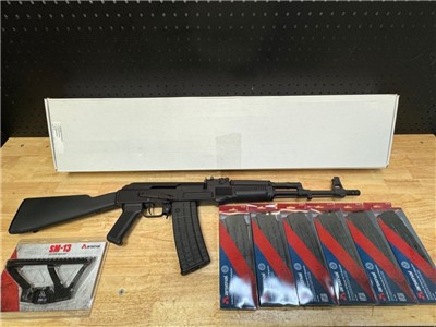 Arsenal SAM5 5.56 AKM + 7 Mags + Scope Mount / Penny Auction