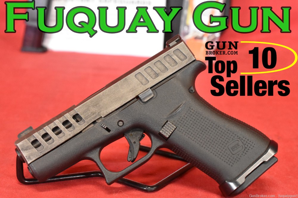 Glock 43X 9mm 3.4" 15rd AmeriGlo Sights G43X Shield Arms Mag 43X-43X-img-0
