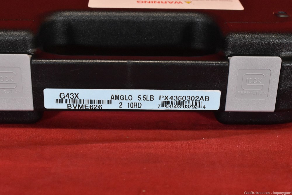 Glock 43X 9mm 3.4" 15rd AmeriGlo Sights G43X Shield Arms Mag 43X-43X-img-21