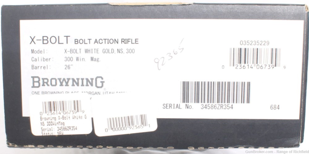 LNIB Browning X Bolt White Gold 300 WIN MAG-img-16