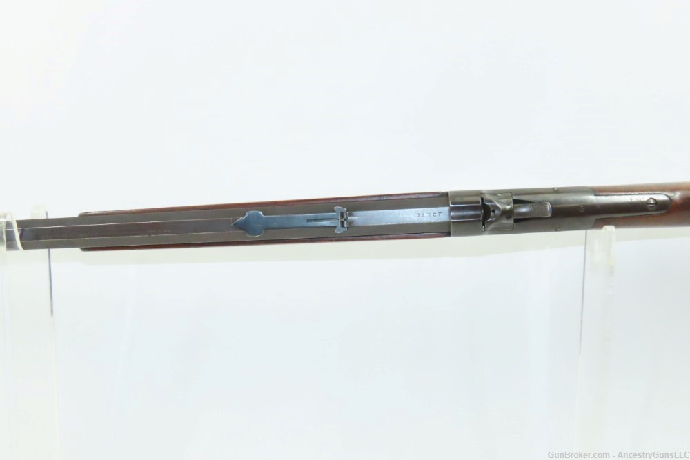 c1892 mfr. Antique WINCHESTER Model 1885 LOW WALL .22 WCF SINGLE SHOT Rifle-img-12