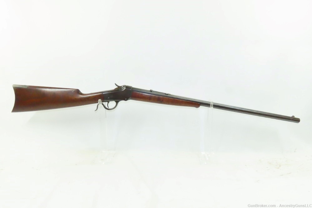 c1892 mfr. Antique WINCHESTER Model 1885 LOW WALL .22 WCF SINGLE SHOT Rifle-img-14