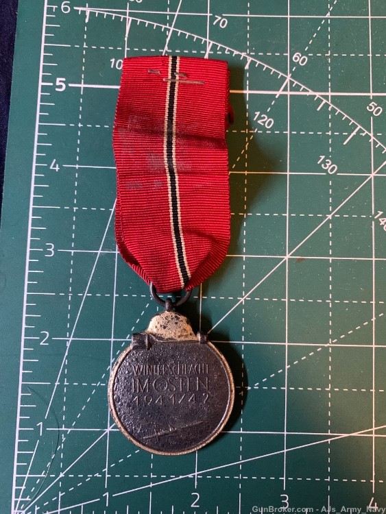 WW2 Rare Maker Winter German Medal & German Ribbons -img-1