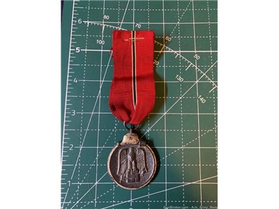 WW2 Rare Maker Winter German Medal & German Ribbons 