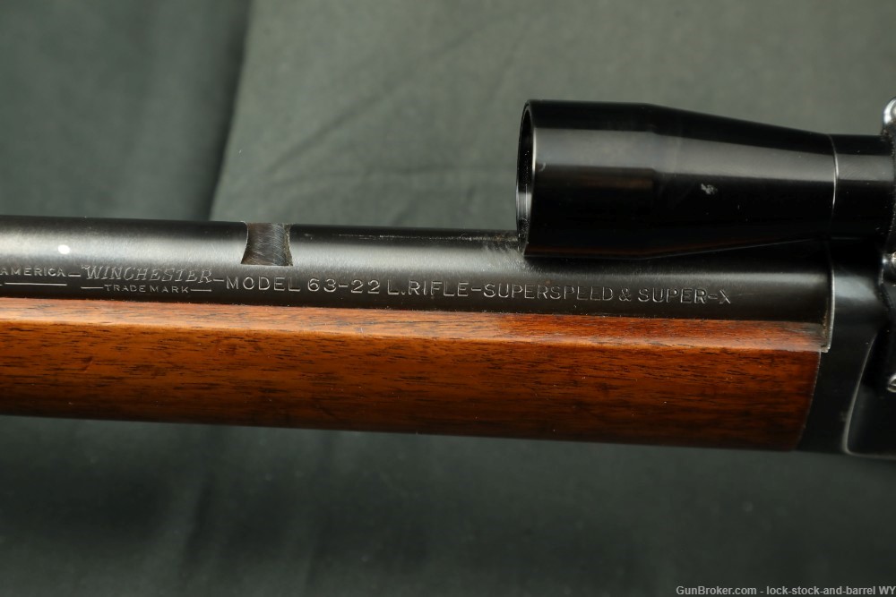 Winchester Model 63 .22 LR 23" Takedown Semi-Automatic Rifle, MFD 1942 C&R -img-26