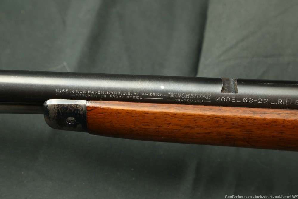 Winchester Model 63 .22 LR 23" Takedown Semi-Automatic Rifle, MFD 1942 C&R -img-25