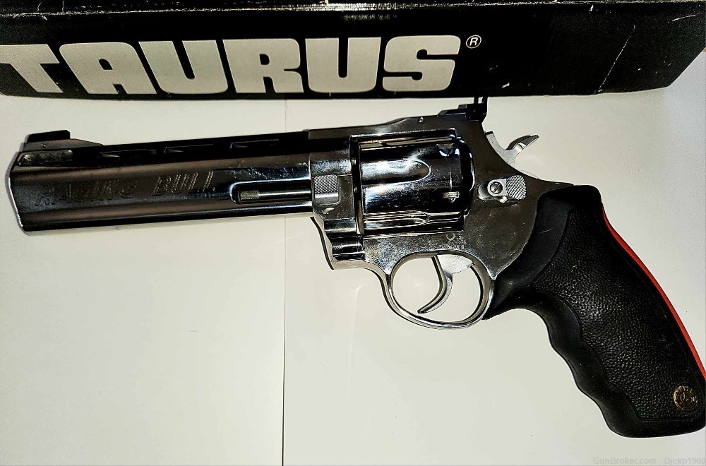 Ultra Rare Taurus Raging Bull .45 LC Nickel Plated-img-5