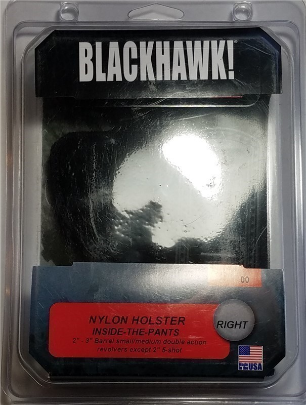 Blackhawk 00 IWB holster for 2"-3" bbl revolvers-img-0