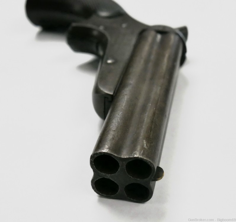 Antique Civil War Era 1859 Sharps & Hankins .32 Rim Fire Pepperbox Pistol-img-3