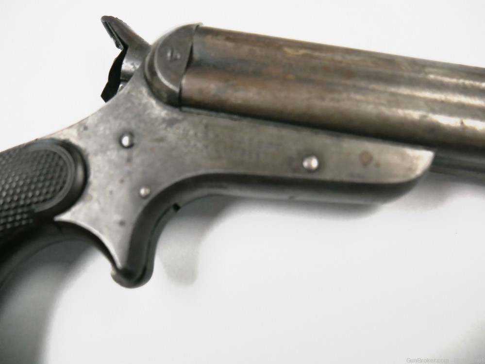 Antique Civil War Era 1859 Sharps & Hankins .32 Rim Fire Pepperbox Pistol-img-4
