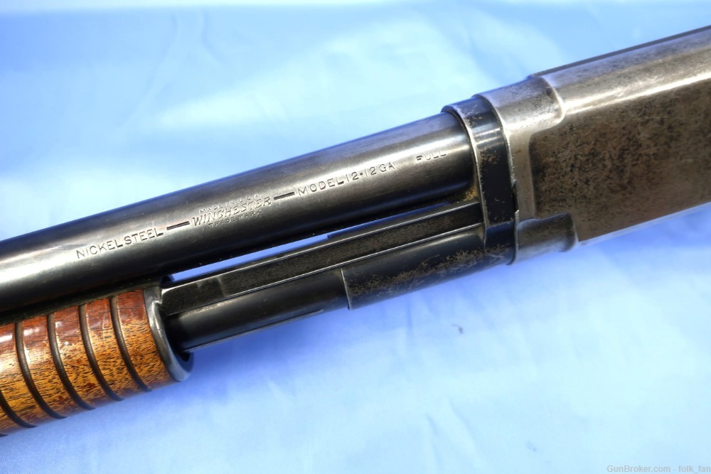 Winchester Model 12 12ga 30" Full ca. 1927 Matching Shooter Grade-img-14