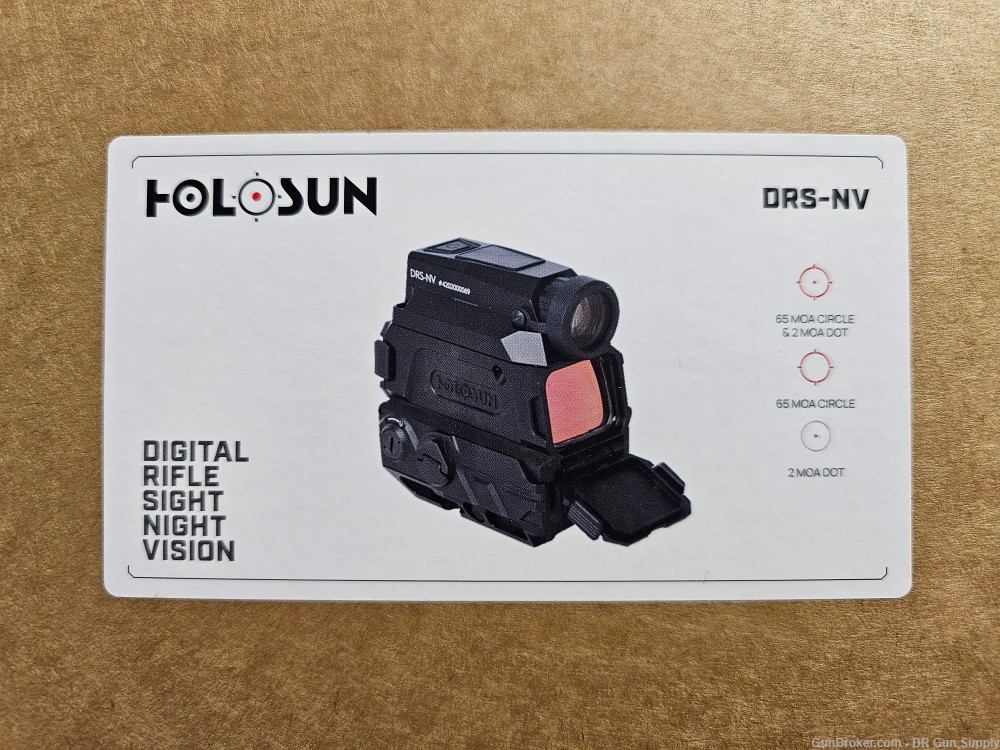 Holosun DRS-NV Red Dot NV Multi Reticle Night Vision DRSNV New NO CC FEES!-img-0
