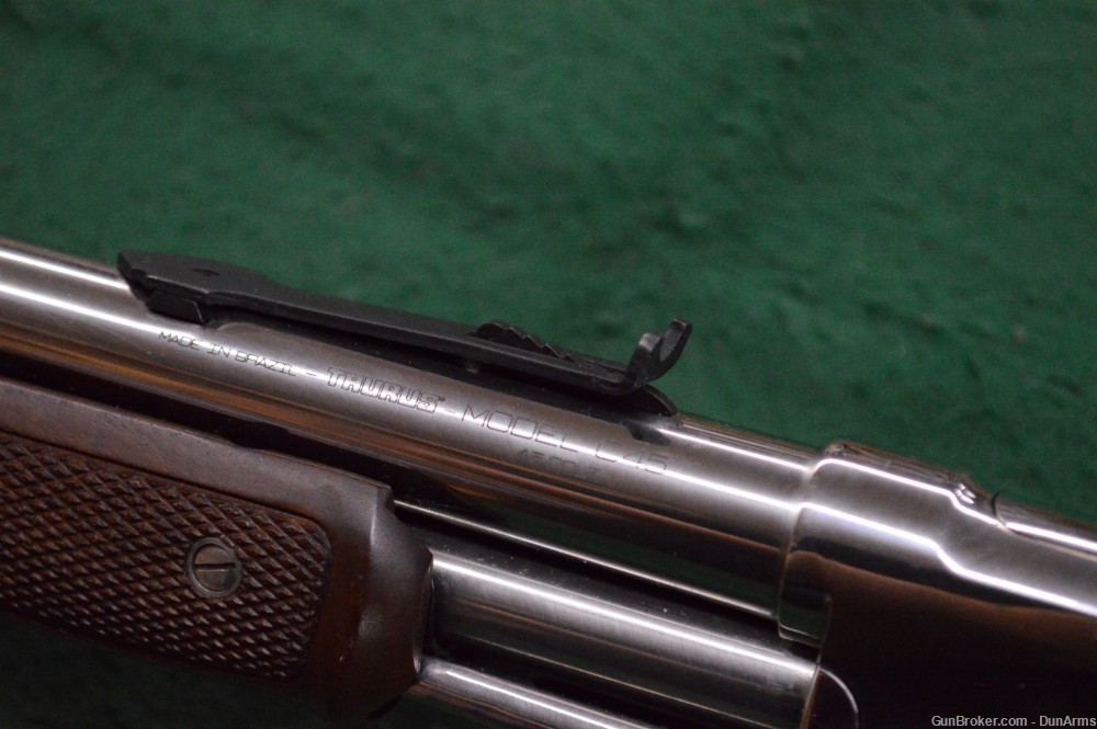 Taurus C45 Thunderbolt Pump Action rifle 26" BL Polished SS 14+1 .45 Colt-img-36